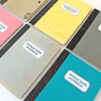 Carnet de notes vintage - Couleurs assorties